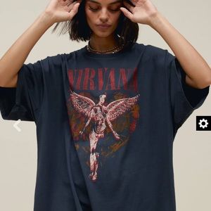 Free People Daydreamers Nirvana Tee- one size fits all.